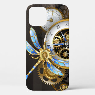 Case-Mate iPhone Case Horloge à vapeur avec libellule mécanique