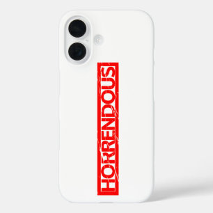 Coques iPhone 16 Horrible Timbre