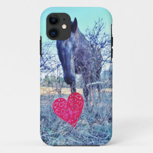 Coques Pour iPhone Horse et heart