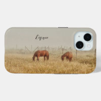 Horse Farm Pays Art Rustique
