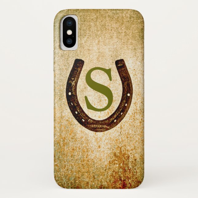 Coques Case-Mate iPhone Horseshoe avec Monogramme pour personnaliser (Dos)
