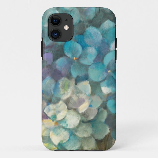 Coques Case-Mate iPhone Hortensia de turquoise (Dos)