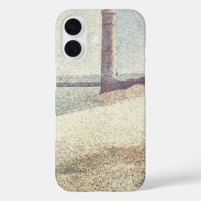 Coques Case-Mate iPhone Hospice et phare, Honfleur par Georges Seurat (Verso)