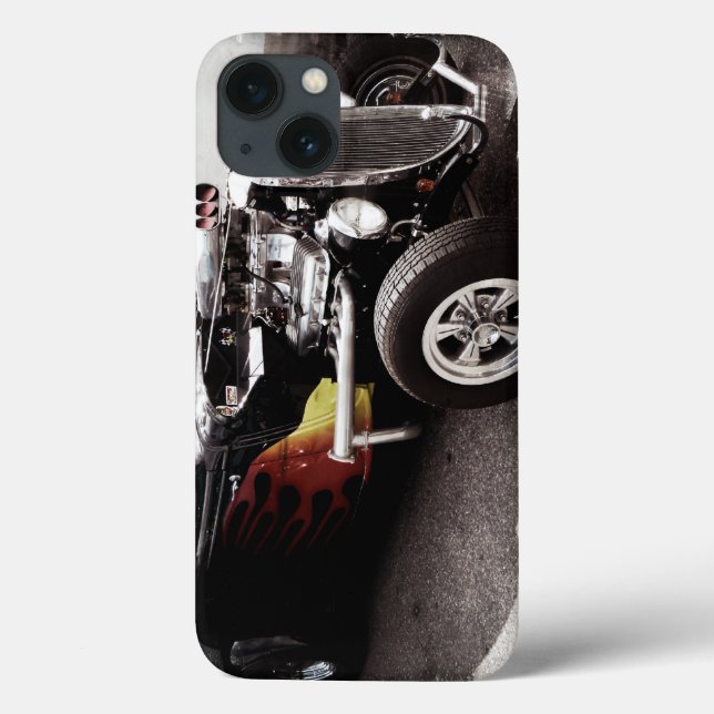 Coques Case-Mate iPhone Hot rod de flammes (Verso)