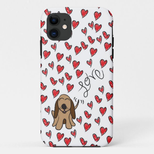 Coques Case-Mate iPhone Hound Dog Love (Dos)