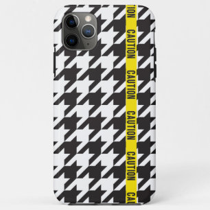 Case-Mate iPhone Case Houndstooth enveloppé dans la prudence