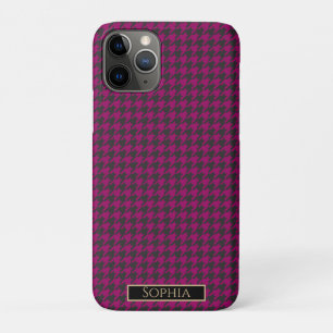 Case-Mate iPhone Case Houndstooth-Magenta-