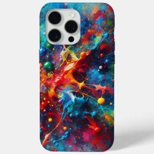 Coque iPhone 15 Pro Max Housse de téléphone à éclaboussures de peinture