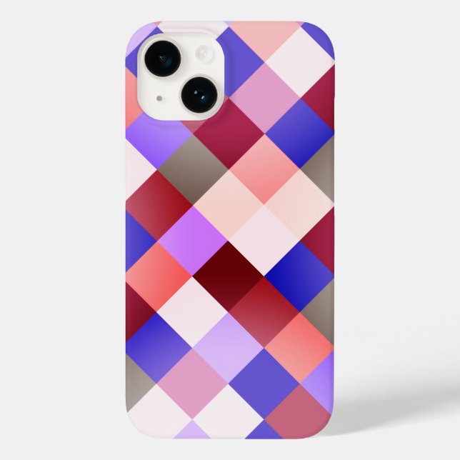 Coques Case-Mate iPhone Housse iPhone multicouleur plaid (Verso)