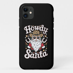 Case-Mate iPhone Case Howdy Père Noël Western Cowboy Rodeo cadeau de Noë