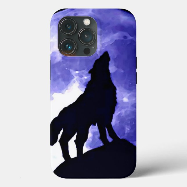 Coques Case-Mate iPhone Howling Wolf & Fullmoon (Verso)