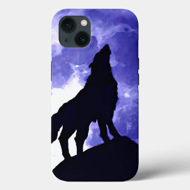 Coques Case-Mate iPhone Howling Wolf & Fullmoon (Verso)