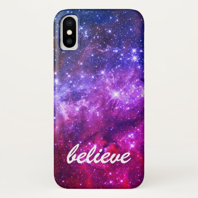 Coques Case-Mate iPhone Hubble Image Space / Purps / croire (Dos)
