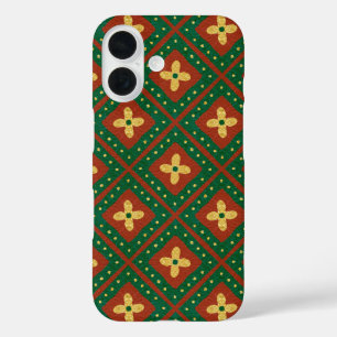 Coques iPhone 16 Huile d'or Motley Diamant Flower Elf