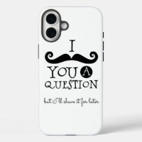 Humour de moustache blanc noir