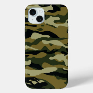 Coque iPhone 15 Mini Hunter Green Camo