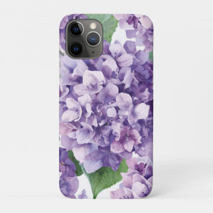 Case-Mate iPhone Case Hydrangea Violette Fleur Lavande Aquarelle