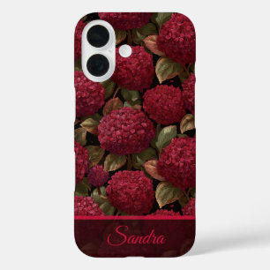 Coques iPhone 16 Hydrangeas Florales Cadeau de Remerciement Minimal