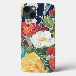 Etui iPhone 13 I floral de minuit
