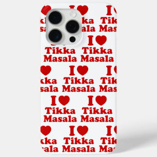 Coque iPhone 15 Pro Max I Heart (Amour) Tikka Masala