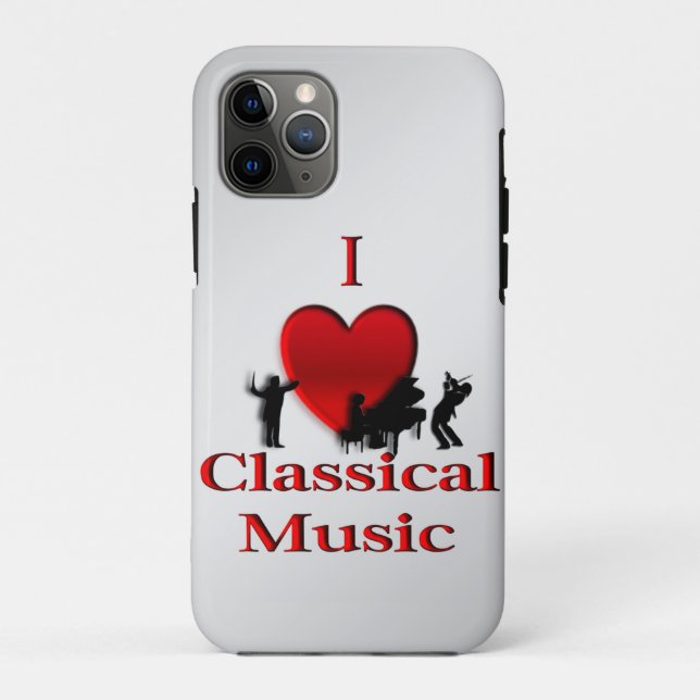 Coques Case-Mate iPhone I Heart Classical Music (Dos)