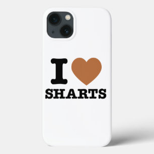 iPhone 13 Case I Heart Sharts Funny Graphisme