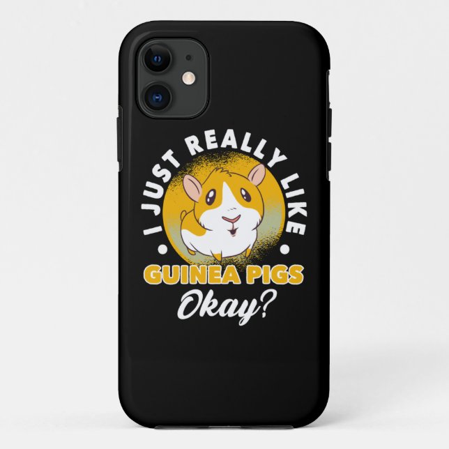 Coques Case-Mate iPhone I Just Really Like Guinea Pigs Cavy Roddent (Dos)