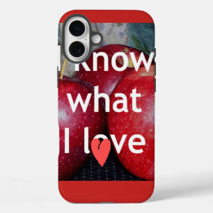 Coques iPhone 16 Plus "I Know What I Love" - Design à thème Apple