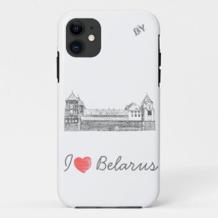 Case-Mate iPhone Case I Love Belarus Mir Castle Architecture М и р с к и