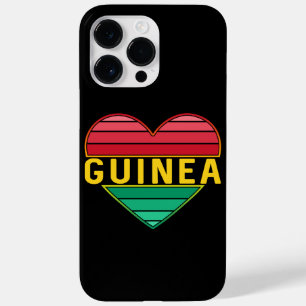 Coque Pour Pour iPhone 14 Pro Max I Love Guinée, Coeur guinéen