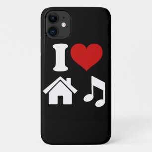 Coque iPhone 11 I Love House Music