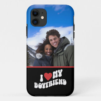 Case-Mate iPhone Case I Love My Boyfriend Photo personnalisée