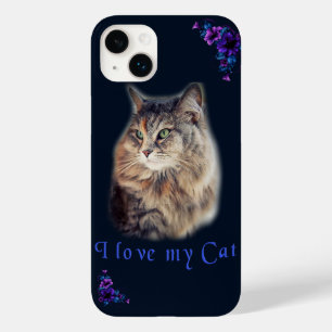 Coque Pour iPhone 14 Plus I love my Cat