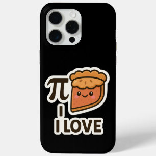 Coque iPhone 15 Pro Max I Love Pi Sticker - Mignonne Math & Pie Pun Design
