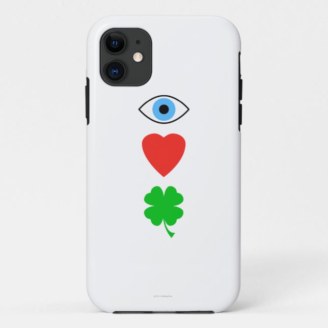 Coques Case-Mate iPhone I Love St. Patrick's Day (Dos)