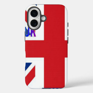 Coques iPhone 16 I Love UK Art Print