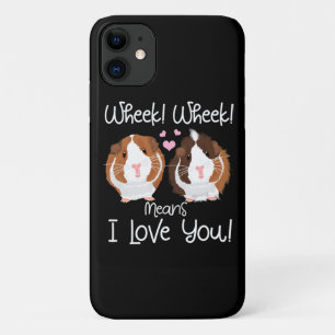 Case-Mate iPhone Case I Love You Guinée Pig Cavy Roddent
