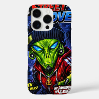 Coques iPhone 16 Pro I Street Love – Urban Alien Comic Cover Art