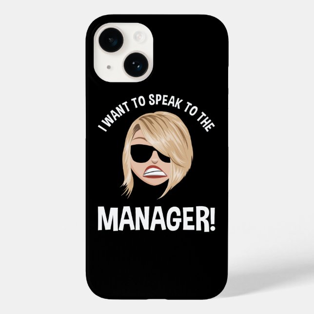 Coques Case-Mate iPhone I Want To Speak To The Manager! Karen Meme (Verso)