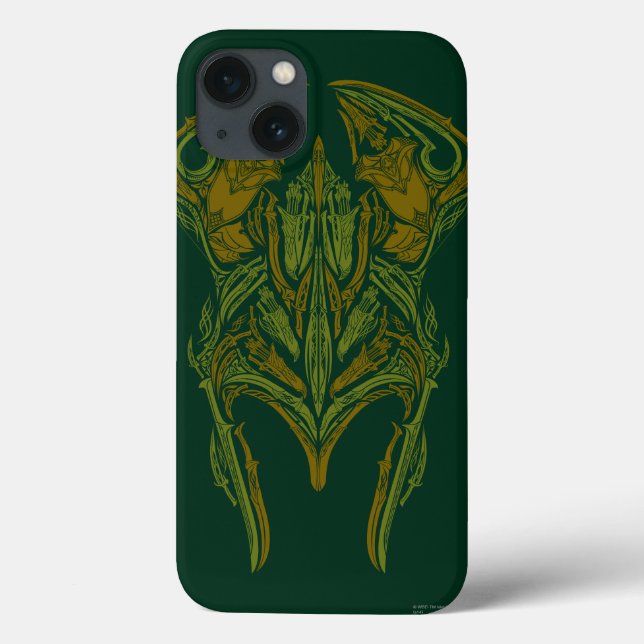 Coques Case-Mate iPhone Icône Casque d'armes elfe (Verso)