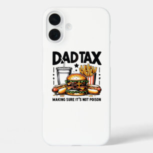 Coques iPhone 16 Plus Icône de nourriture de papa minime