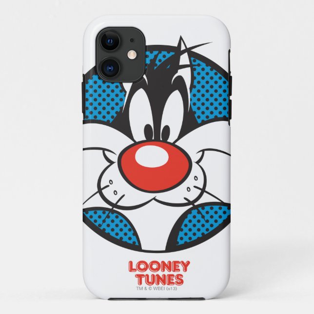 Coques Case-Mate iPhone Icône SYLVESTER™ Pointillée (Dos)