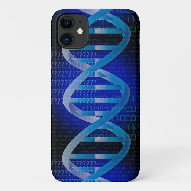 Coques Case-Mate iPhone ID ADN Blue Science (Dos)