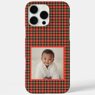 Coques iPhone 16 Pro Max Idées uniques pour la fête des pères Plaid Gingham