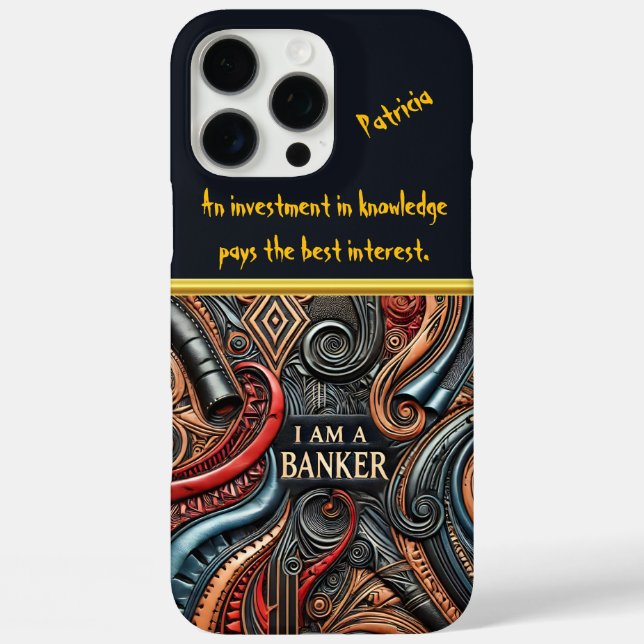 Coques Case-Mate iPhone Identité bancaire vive (Verso)