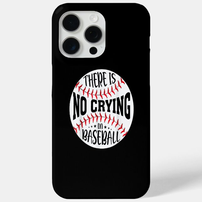 Coques Case-Mate iPhone Il N'Y A Pas De Pleurage Au Baseball (Verso)