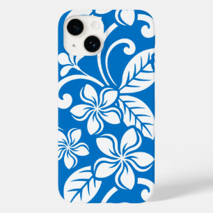 COQUE POUR iPhone 14 ÎLE PLUMERIA (CIEL BLEU)
