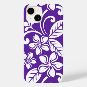 COQUE POUR iPhone 14 ÎLE PLUMERIA (PURPLE)