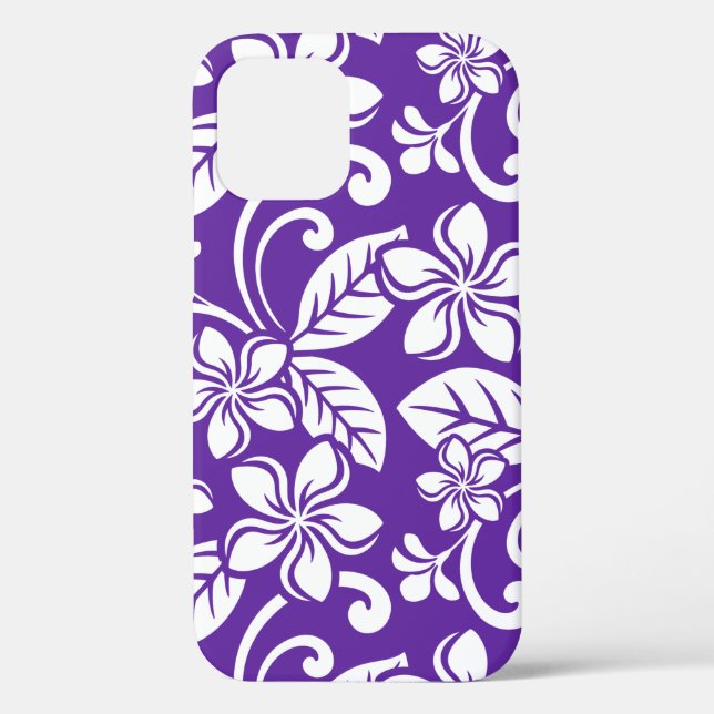 COQUES Case-Mate iPhone ÎLE PLUMERIA (PURPLE) (Verso)