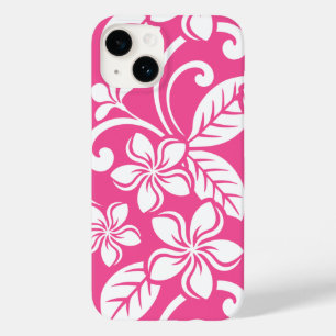 COQUE POUR iPhone 14 ÎLE PLUMERIA (ROSE DE WATERMELON)